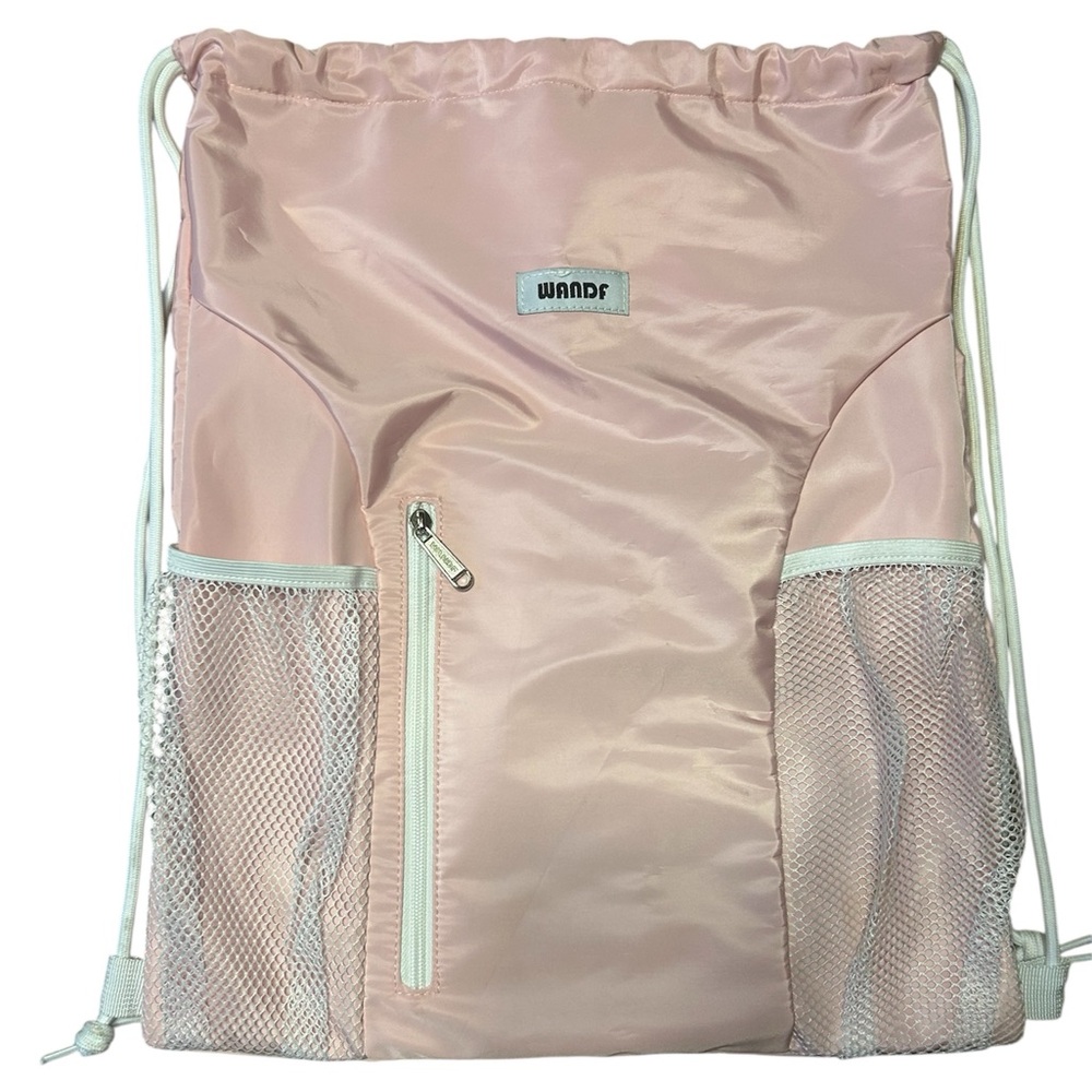 WANDF Drawstring Water Resistant Backpack Gym Sackpack String Bag
